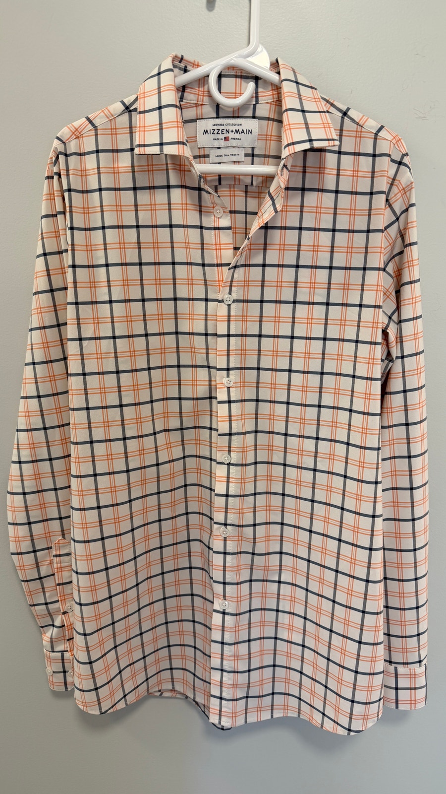 Mizzen+Main Made In America, Large Tall Trim Fit, Leeward Collection
